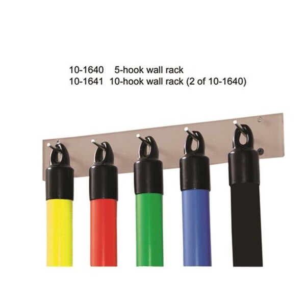 Fabrication Enterprises 10-1641 Wate Bar Rack - 10-Hook Wall Rack